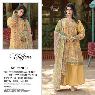 Shree fabs chiffons d.no K-5520 Pakistani suits online
