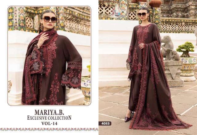 Shree fabs maria b exclusive collection vol-14 Latest Salwar Kameez Collection Wholesalers