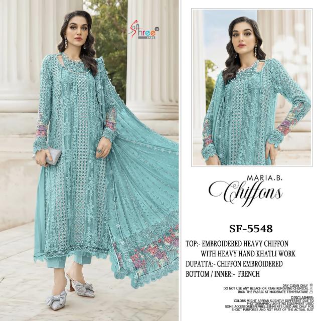 Shree Sf 5548 Chiffon Wholesale Salwar Kameez manufacturers in Bangalore