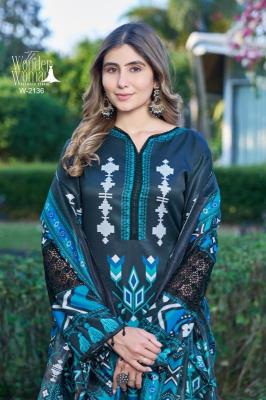 The wonder woman W-2136 Wholesale Salwar Kameez market in Mumbai