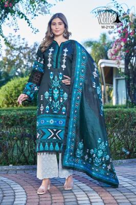 The wonder woman W-2136 Wholesale Salwar Kameez market in Mumbai