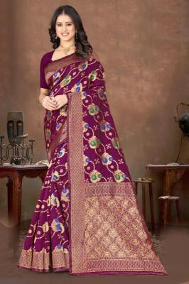 Triveni MN-03 banararsi silk Fancy saree wholesale in pune