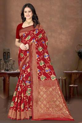 Triveni MN-03 banararsi silk Fancy saree wholesale in pune