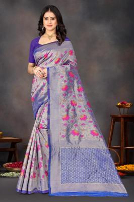Triveni MN-04 banarasi silk Surat saree manufacturers