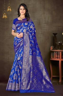 Triveni MN-07 banarasi silk  Designer saree manufacturers