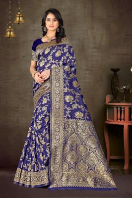 Triveni MN-07 banarasi silk  Designer saree manufacturers