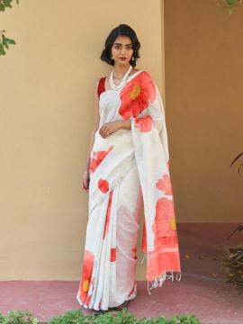 Triveni W-345 cotton Saree manufacturers in India