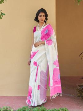 Triveni W-345 cotton Saree manufacturers in India