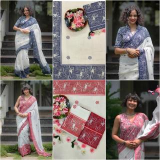 Triveni W-346 cotton Traditional saree manufacturers