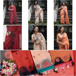 Triveni W-351 cotton Wholesale saree suppliers