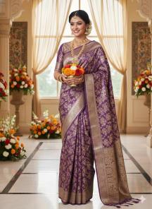 Tulsi AAB pattu silk Indian saree wholesale suppliers