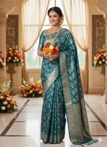 Tulsi AAB pattu silk Indian saree wholesale suppliers