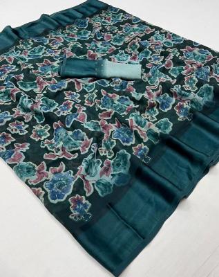 Tulsi beautiful flowers Saree suppliers in India