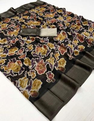 Tulsi beautiful flowers Saree suppliers in India