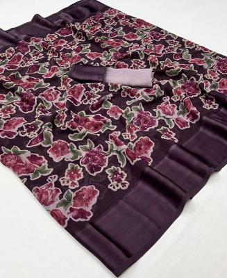 Tulsi beautiful flowers Saree suppliers in India