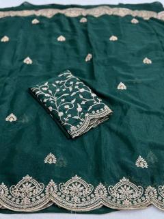 Tulsi embroidery Wholesale sarees