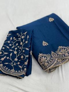 Tulsi embroidery Wholesale sarees