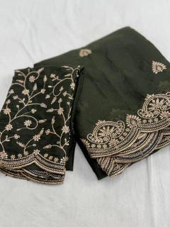 Tulsi embroidery Wholesale sarees