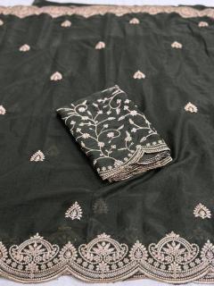 Tulsi embroidery Wholesale sarees