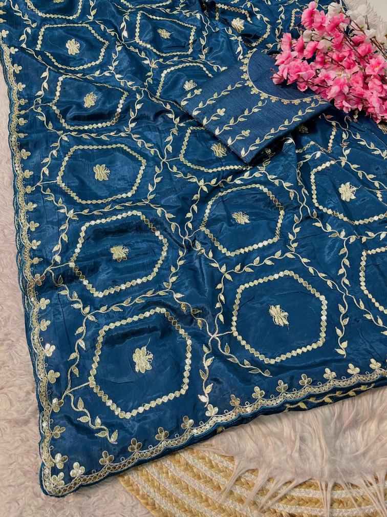 Vinayak gotapatti foil work Bulk Sarees in Delhi