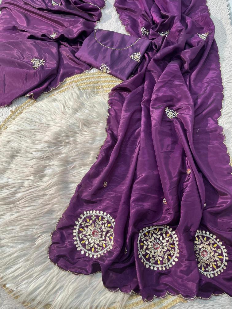 Vinayak party wear Saree supplier in Mumbai wholesale market