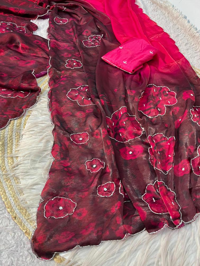 Vinayak prism print Saree wholesale distributors