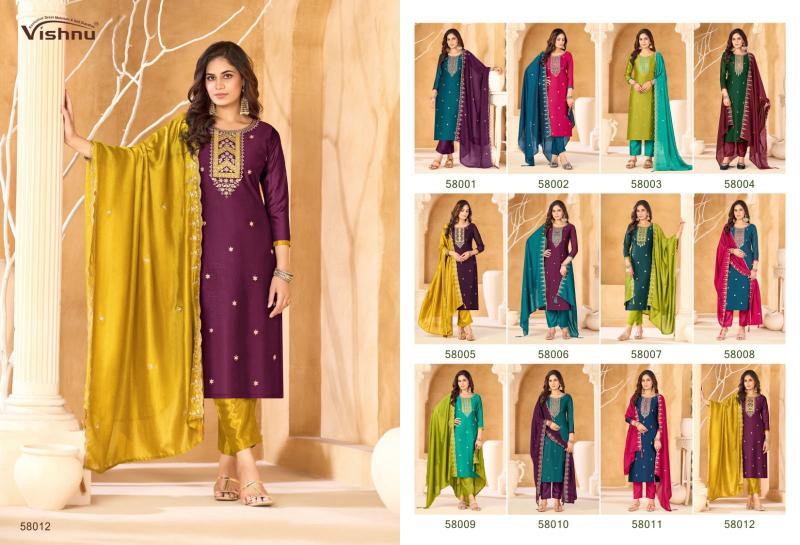 Vishnu Sukanya Designer dress materials wholesale