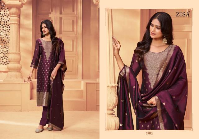 Zisa silky 6 Mumbai wholesale dress materials