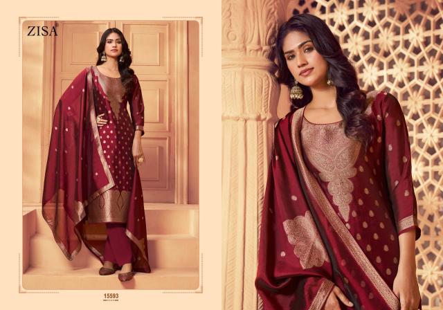 Zisa silky 6 Mumbai wholesale dress materials