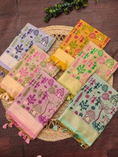 Akshara soft chanderi cotton Wholesale sarees in Mumbai