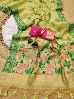 Akshara soft chanderi cotton Wholesale sarees in Mumbai