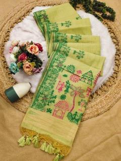 Akshara soft chanderi cotton Wholesale sarees in Mumbai