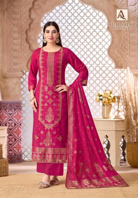 Alok suit hum-safar 4 Indian dress material wholesale market