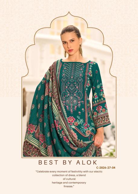 Alok suit mehwish 3  Surat dress materials wholesale market