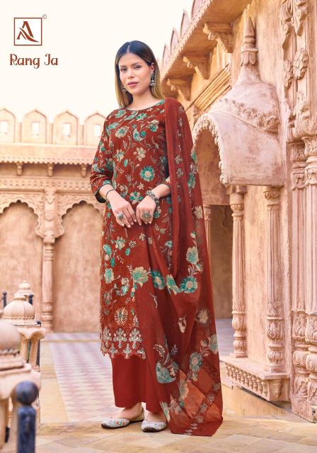Alok suit rang ja Wholesale dress material suppliers in Hyderabad