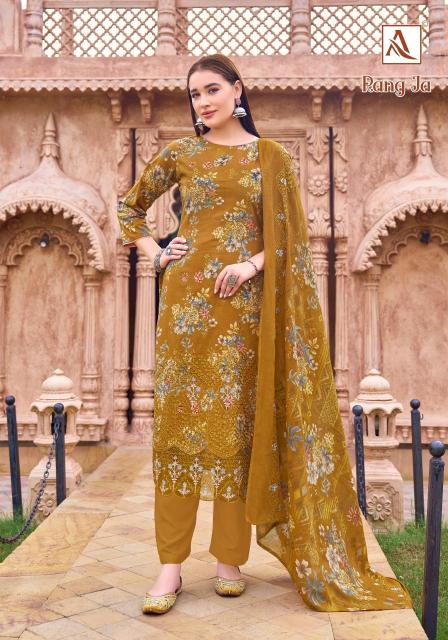 Alok suit rang ja Wholesale dress material suppliers in Hyderabad