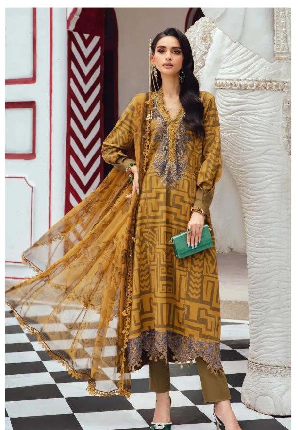 Alzohaib Az 1454 And 1455 Chiffon Dupatta Salwar Kameez dealers in pune