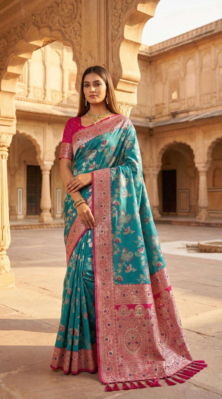 Anupama radhika banarasi Wholesale sarees in Hyderabad