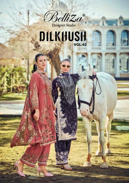 Belliza dilkhush vol 2 Wholesale dress materials suppliers in Kolkata