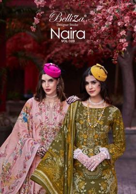 Belliza naira vol- 109 Salwar suits wholesale market in Delhi 