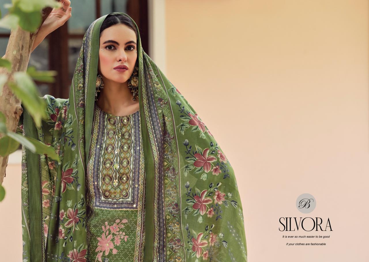 Belliza Silvora  Bulk dress material dealers in Ahmedabad