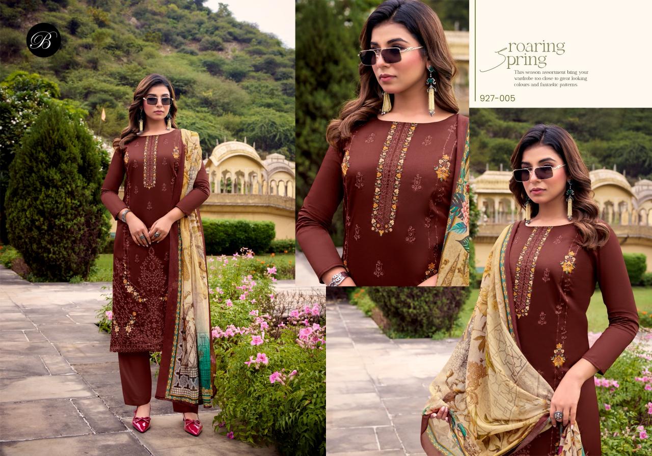 Belliza Zarqash Vol 14 Ladies dress material suppliers