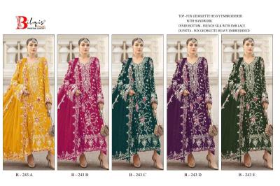 BilqisTM B-243 A TO E Wholesale Patiala suit market in Kolkata
