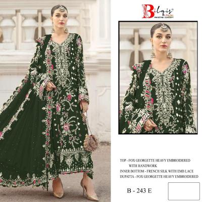 BilqisTM B-243 A TO E Wholesale Patiala suit market in Kolkata