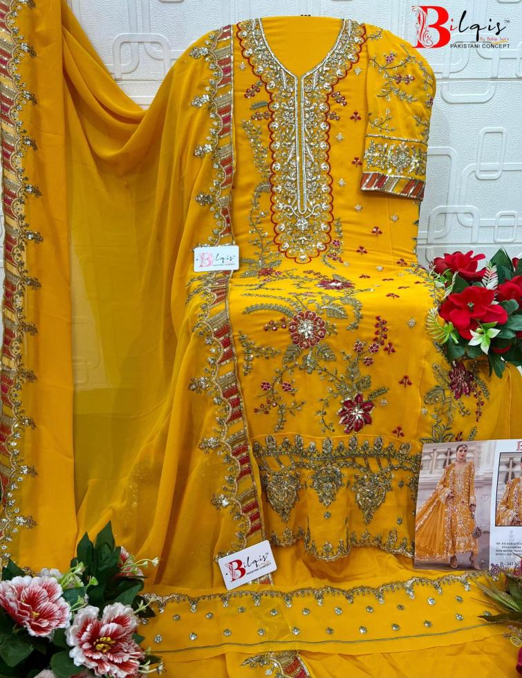 BilqisTM B-243 A TO E Wholesale Patiala suit market in Kolkata