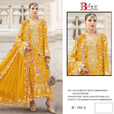 BilqisTM B-243 A TO E Wholesale Patiala suit market in Kolkata