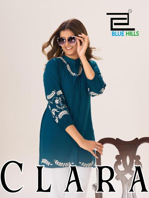 Blue hills clara Kurti manufacturer in Ahmedabad