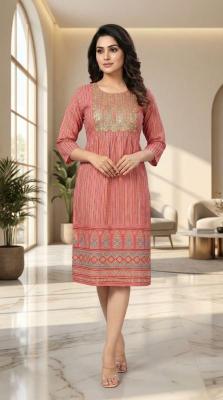 Blue hills cotton stripe Kurti dealers in Mumbai