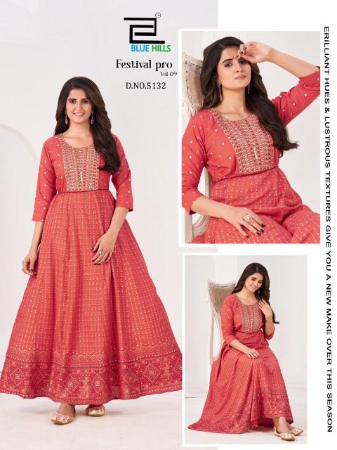 Blue hills festival pro vol.9 Bulk kurti manufacturers