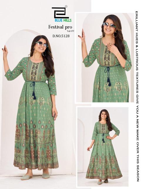 Blue hills festival pro vol.9 Bulk kurti manufacturers